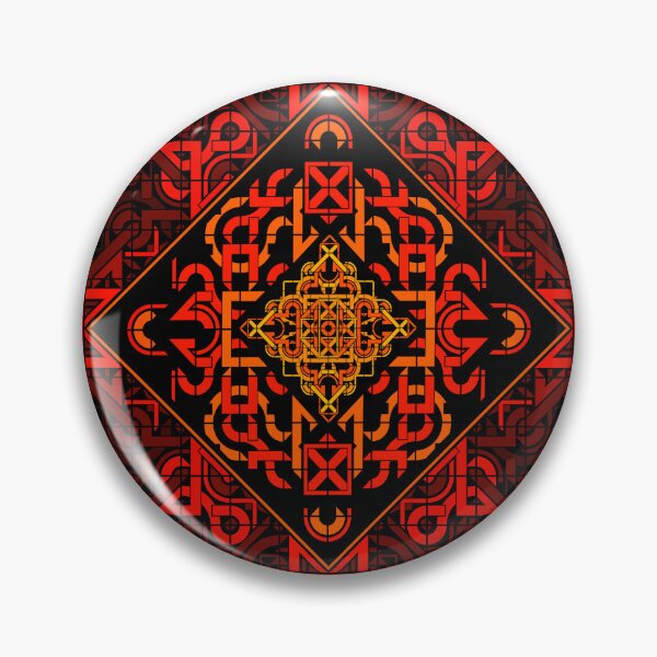 Item preview, Digital art oriental arabesque style red designed and sold by arabesqueart.