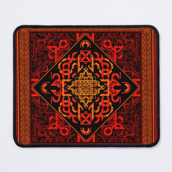 Item preview, Digital art oriental arabesque style red designed and sold by arabesqueart.