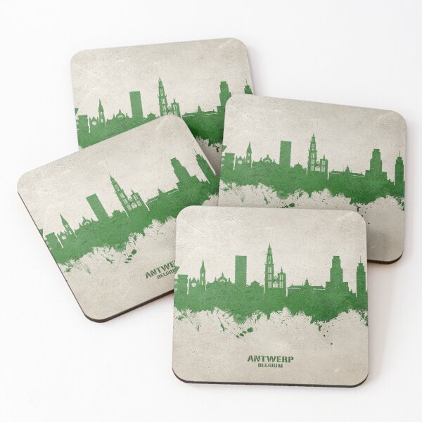 Item preview, Antwerp Belgium Skyline designed and sold by ArtPrints.