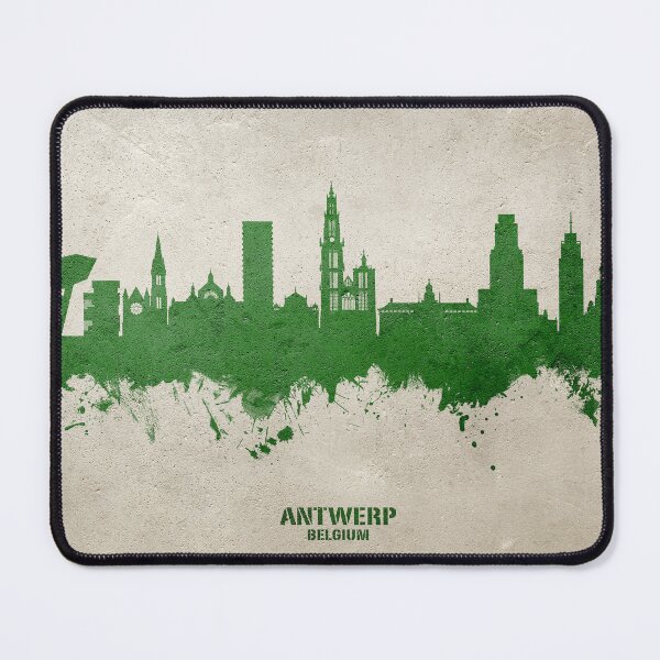 Item preview, Antwerp Belgium Skyline designed and sold by ArtPrints.