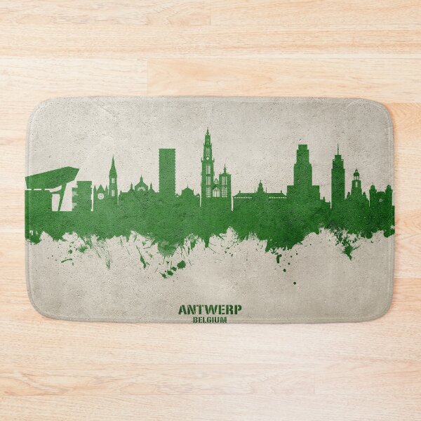 Item preview, Antwerp Belgium Skyline designed and sold by ArtPrints.