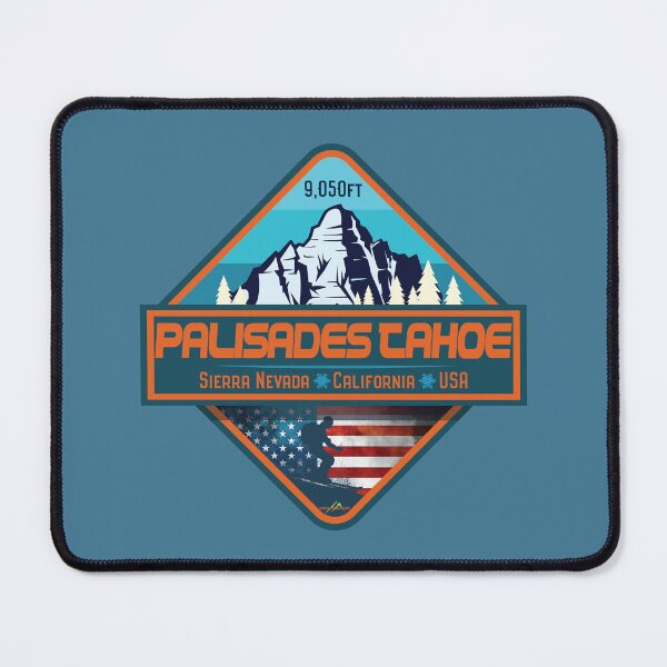 Item preview, Palisades Tahoe USA Ski Skiing California Sticker T-Shirt 02 designed and sold by OuterShellUK.