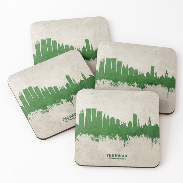 Item preview, The Hague Netherlands Skyline designed and sold by ArtPrints.