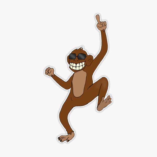 Video Games Monkey Sticker - Video Games Monkey Dance - Discover