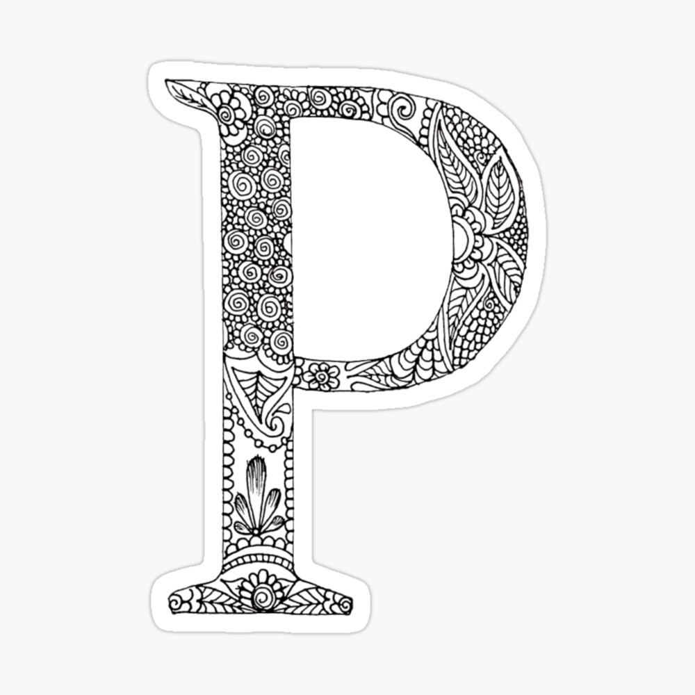 Beautiful P letter mehndi tattoo, 3 different easy tattoos, New alphabet  tattoos - YouTube