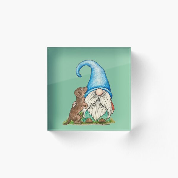 Aperçu de l'œuvre Un Gnome et son chiot créée et vendue par SarahCD13.