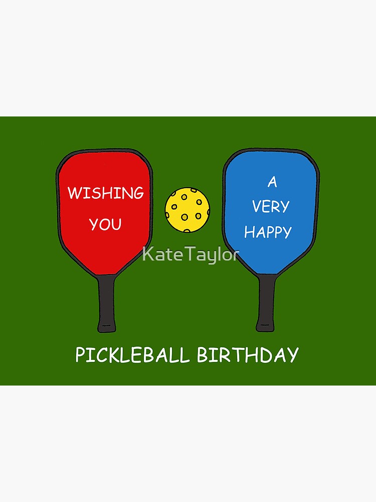 Pickleball Greeting Card With Envelope For All Occasions (7X5