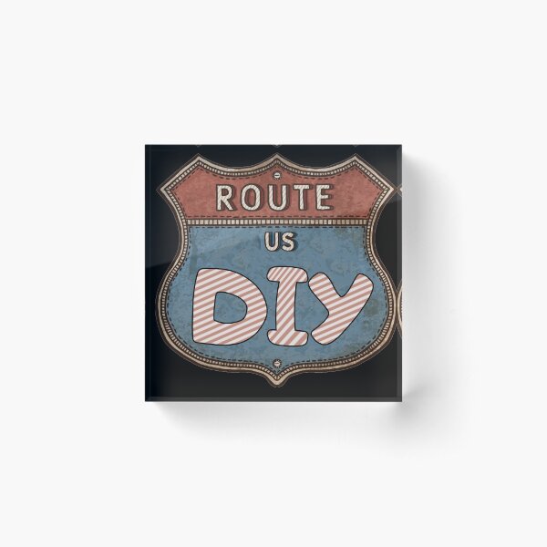 Item preview, DIY Vintage Road Sign Cartoon Style  designed and sold by YourStore76.