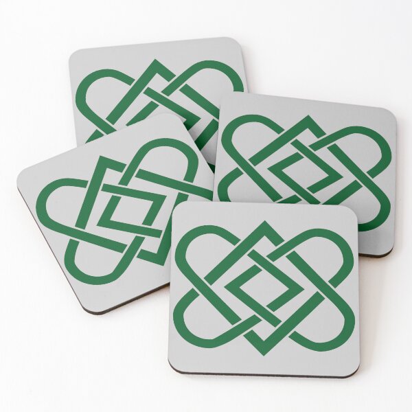 Item preview, Celtic Knot Heart - St Patricks - Dark Green designed and sold by skauff.