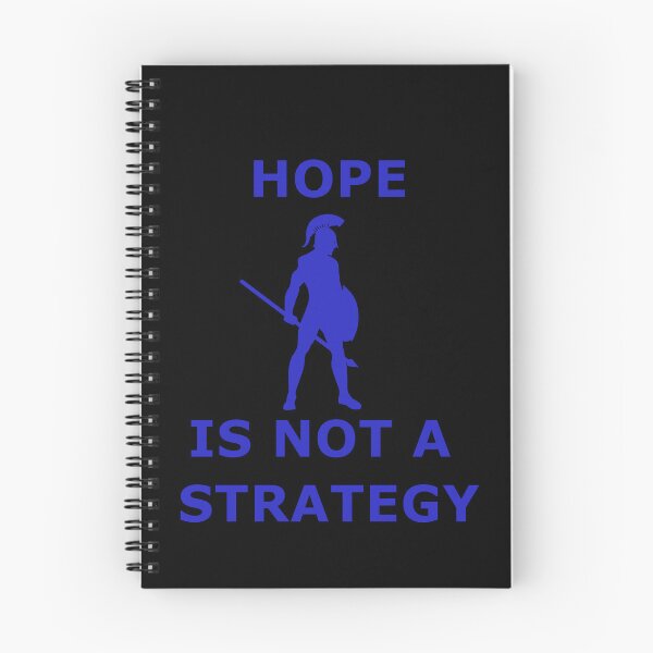 Item preview, Hope is not a strategy - truth power responsibility struggle revolution fight victory action blue vigor designed and sold by DOM-Shop.