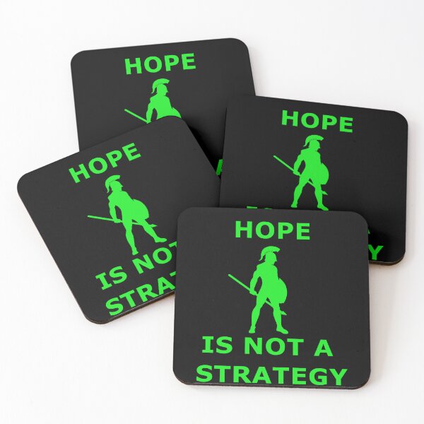 Item preview, Hope is not a strategy - Truth Power Responsibility Struggle Revolution Fight Victory Action Blue Drive Green Enforcement  designed and sold by DOM-Shop.