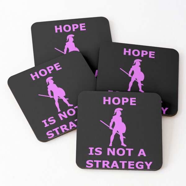 Item preview, Hope Is Not A Strategy - Truth Power Responsibility Struggle Revolution Fight Victory Action Blue Drive Pink Certainty  designed and sold by DOM-Shop.