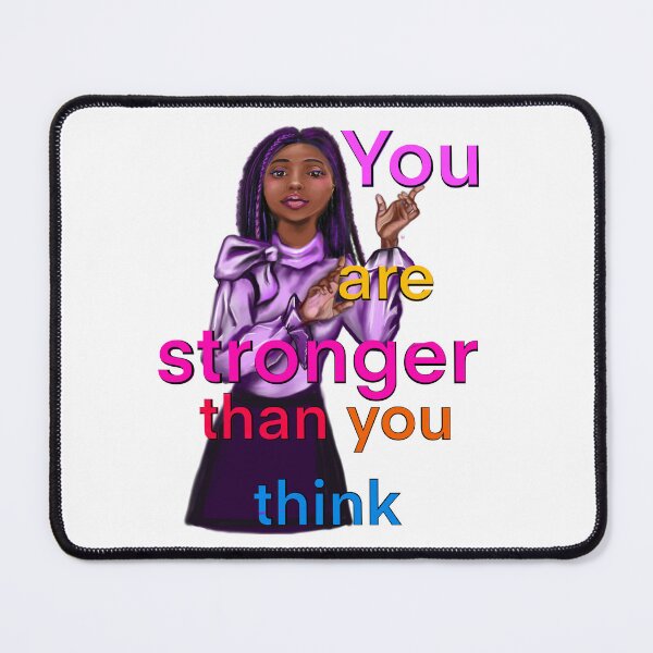 Item preview, Black girl empowerment Melanin Queen motivational quote affirmations art designed and sold by Artonmytee.