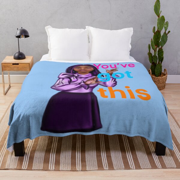 Item preview, Black girl Melanin Queen motivational quote affirmations art “You’ve got this” designed and sold by Artonmytee.