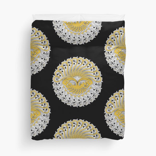 Item preview, Twin Floral Swirl designed and sold by javaneka.