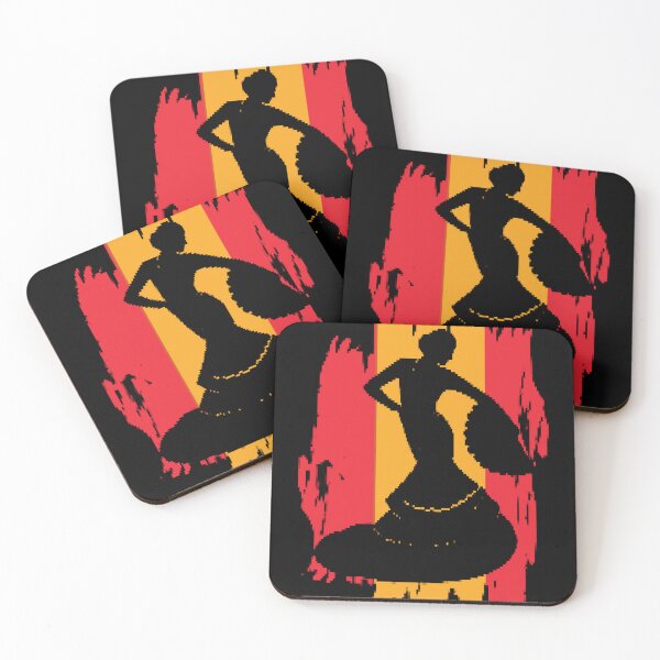 Item preview, Flamenco Dancer Pixelate Illustration designed and sold by ramazis.