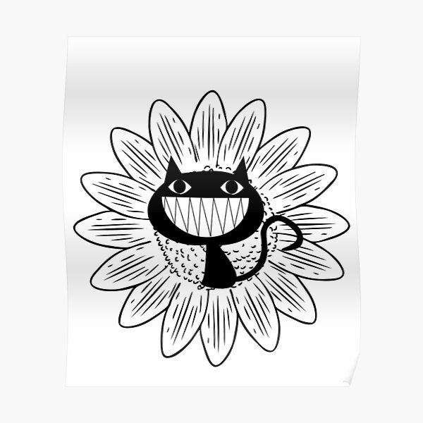 "You Are My Sunshine Cat Sunflower, Cat Kidson" Poster for Sale by