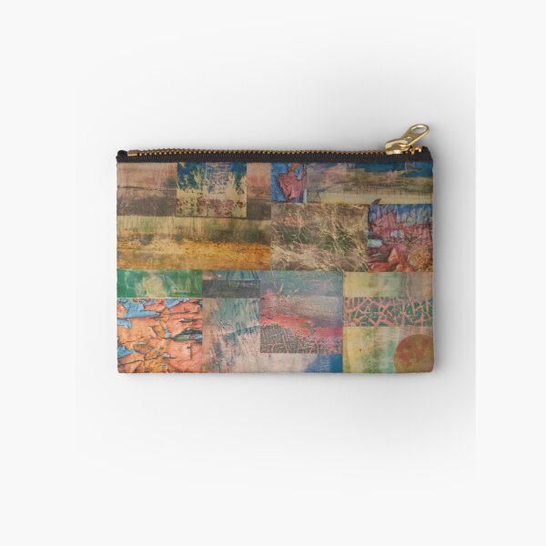 Item preview, Blue and orange abstract collage designed and sold by Caroline  Peacock.