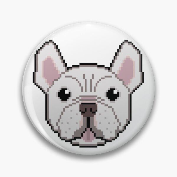 Item preview, French bulldog pixel art  designed and sold by Allison Scianna.