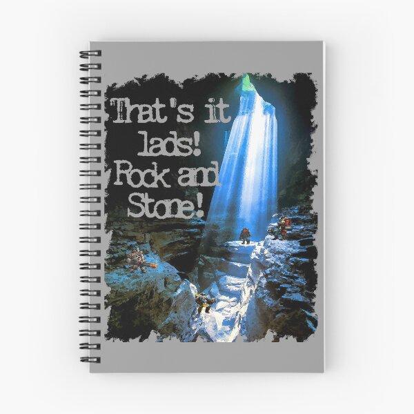 Item preview, "That's it lads! Rock and Stone!" - Deep Rock Galactic  designed and sold by DungeonsDesigns.