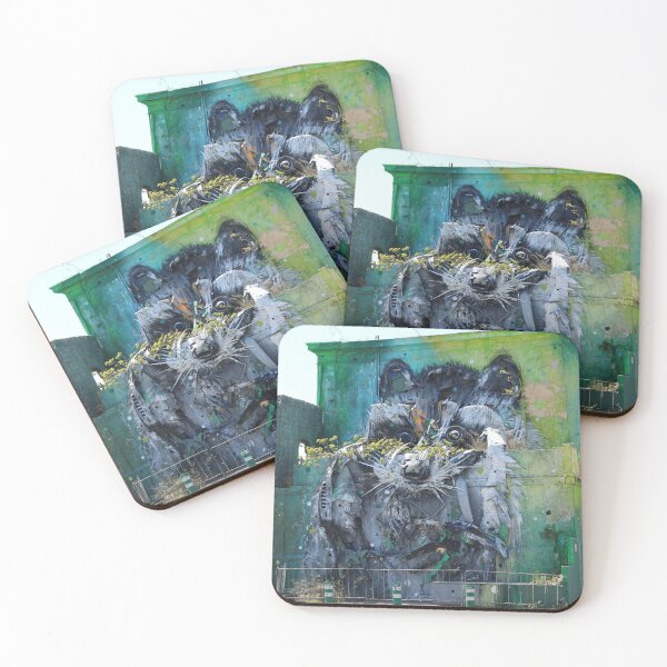 Item preview, Racoon street art designed and sold by Anna  Huijgen.