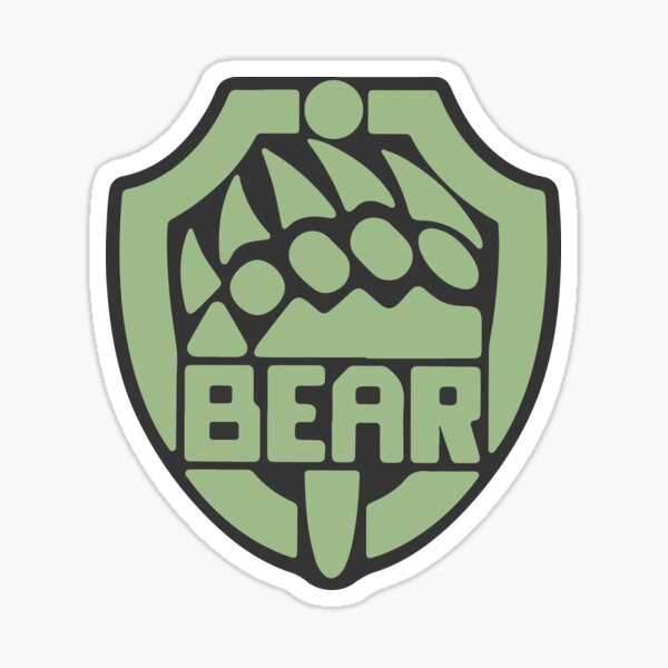 "ESCAPE FROM TARKOV - BEAR" Sticker for Sale by Nossair001 | Redbubble