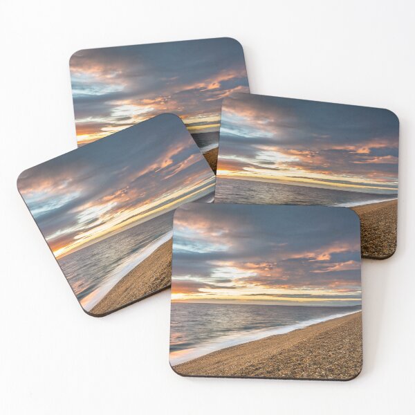 Item preview, Sunset at Chesil Beach in Dorset designed and sold by heidipics.