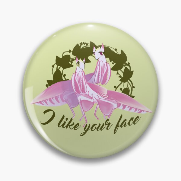 Item preview, I like your face - valentine's day mantis designed and sold by LeBakarau.