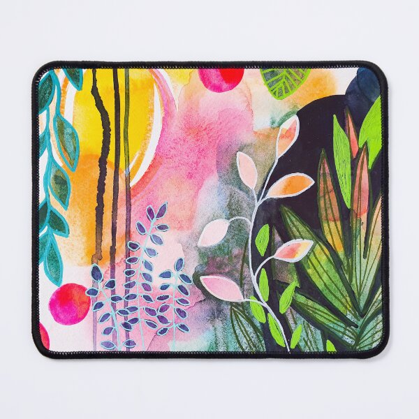 Item preview, Jungle fever - Abstract jungle landscape in watercolor designed and sold by SusanneRoseArt.