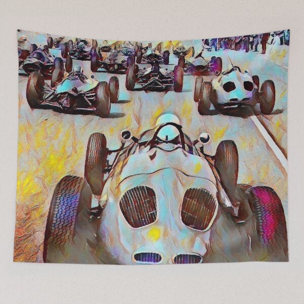 Item preview, Classic Formula Racer – Vintage Grand Prix Car, Retro Formula Racing Motorsport Art designed and sold by Road To Track.