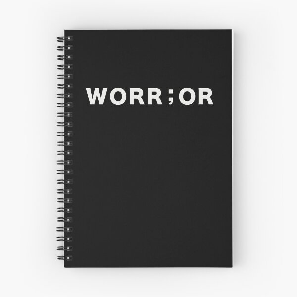 Item preview, WORR;OR WARRIOR SEMICOLON [; ] Be strong, life is beautiful! Fear Lost Love Depression Sadness Pain Panic Loss New Beginning Brave Warrior  designed and sold by DOM-Shop.