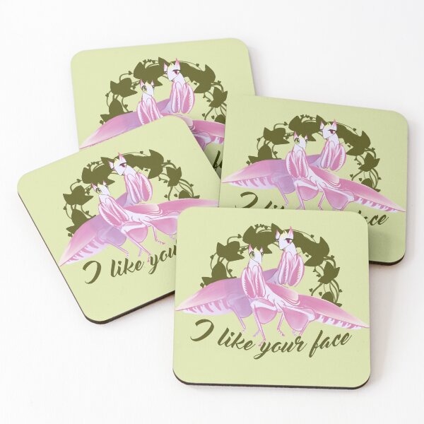 Item preview, I like your face - valentine's day mantis designed and sold by LeBakarau.