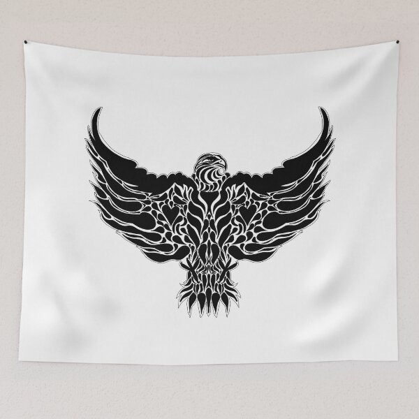 Item preview, Tribal Black Hawk designed and sold by Curraleigh Crafts.