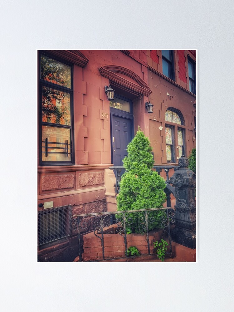 "Harlem Brownstones House Manhattan New York City " Poster for Sale by