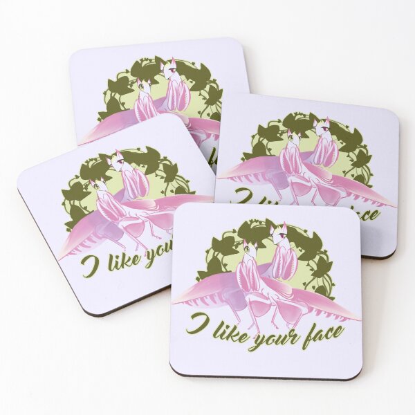 Item preview, I like your face - valentine's day mantis designed and sold by LeBakarau.