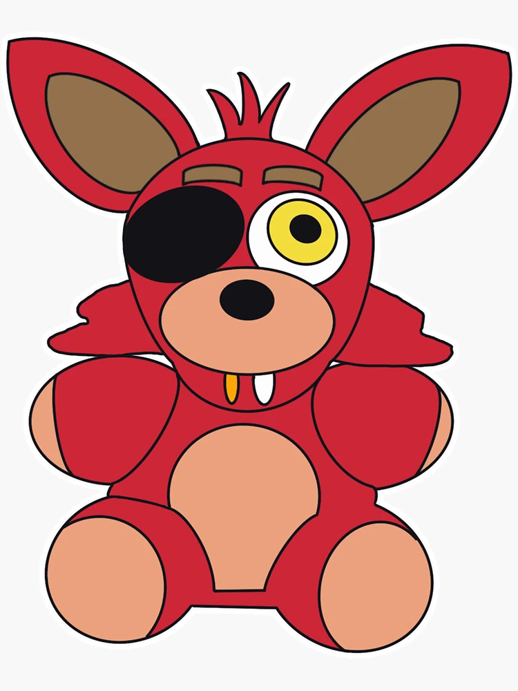 FNAF Foxy Sticker Sticker for Sale by NebulaDunes