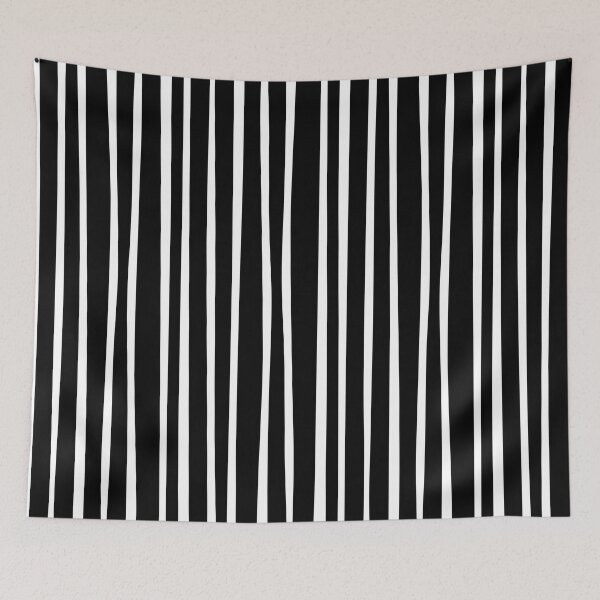 Item preview, Black and white striped pattern designed and sold by cutecrazytshirt.