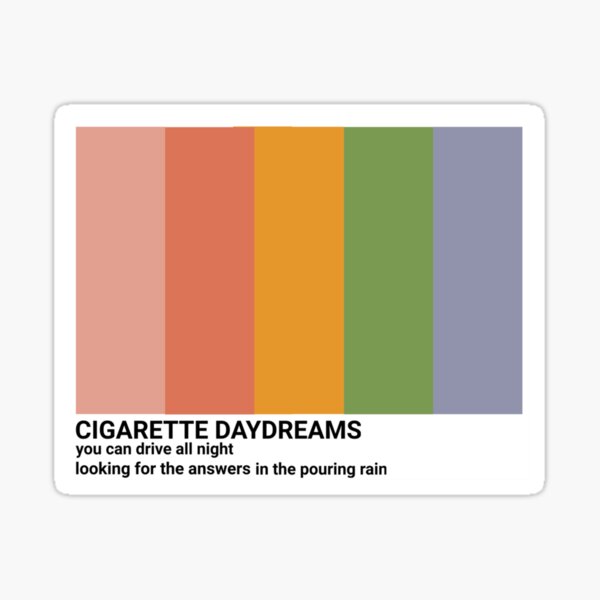 Cigarette Daydreams Stickers for Sale