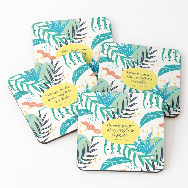 Item preview, Because you are alive, everything is possible. - Thich Nhat Hanh designed and sold by StudioCitrine.