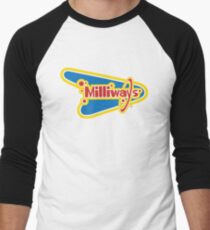 Milliways: the Restaurant at the End of the Universe Men's Baseball ¾ T-Shirt
