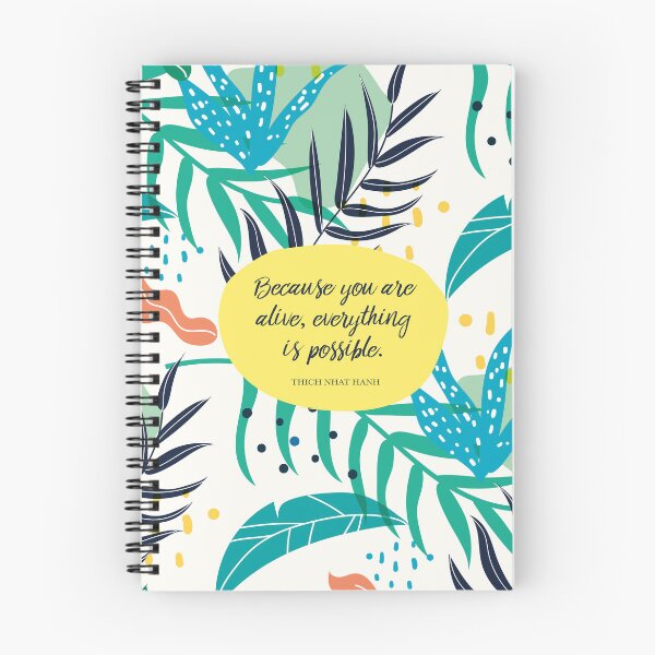 Item preview, Because you are alive, everything is possible. - Thich Nhat Hanh designed and sold by StudioCitrine.
