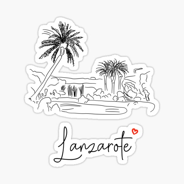Lanzarote Pegatina