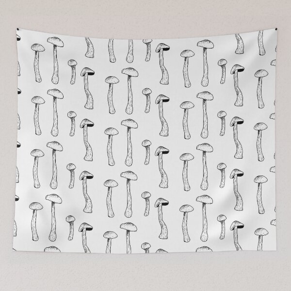 Item preview, Minimalist Shrooms - Simple Drawing designed and sold by V0L0S.