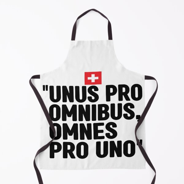 Item preview, Unus pro omnibus, omnes pro uno, unofficial motto of Switzerland. It means One for all, all for one.  designed and sold by Swissstore.