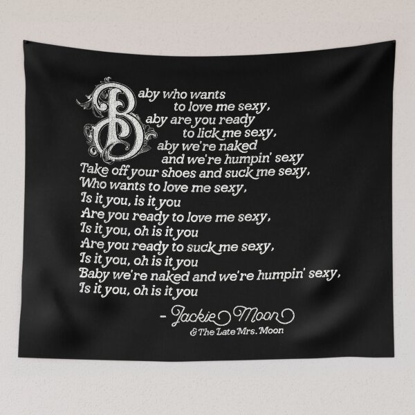 Item preview, Love Me Sexy Lyrics designed and sold by ourkid.