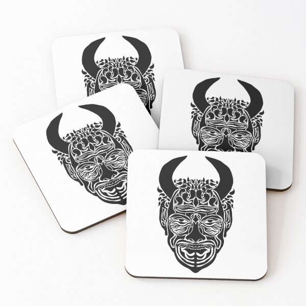 Item preview, Black Tribal Devil designed and sold by Curraleigh Crafts.