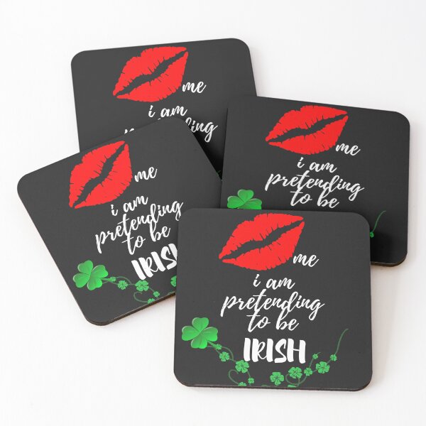 Item preview, Kiss Me I Am Pretending To Be Irish Funny St Patricks Day trending designed and sold by samfromsamuel ⭐⭐⭐⭐⭐.