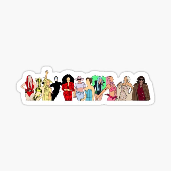 L'évolution de Lady Gaga Sticker
