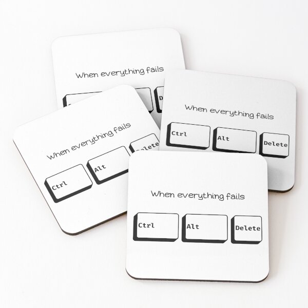 Item preview, Control - Alt - Delete designed and sold by Sugar Llama.