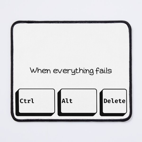 Item preview, Control - Alt - Delete designed and sold by Sugar Llama.